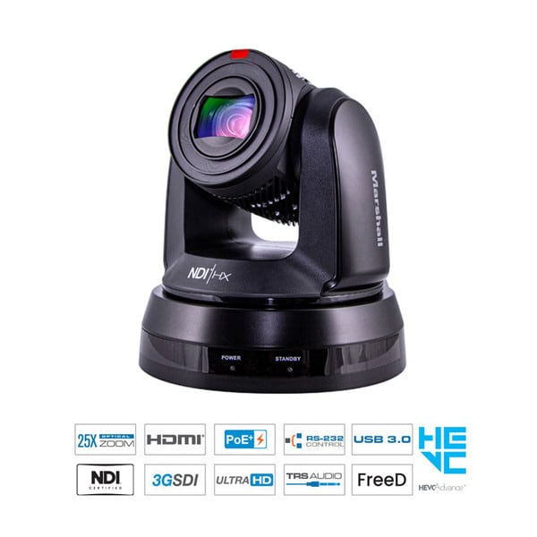 25x UHD30 NDI® HX3 PTZ Camera