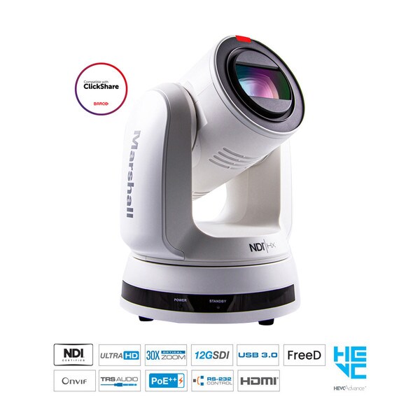 30x UHD60 NDI|HX3 PTZ Camera