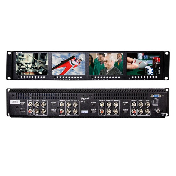 ML-454-V2-DEMO - Quad 4.5 2RU High Resolution LCD Rack Mount Monitor ...
