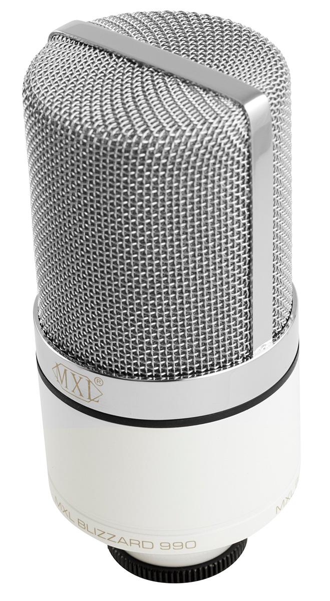 MXL 990 BLIZZARD - Condenser Microphone with Blue LED