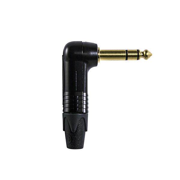 Plug 1/4" Stereo-RX Series-R/A-Blac
