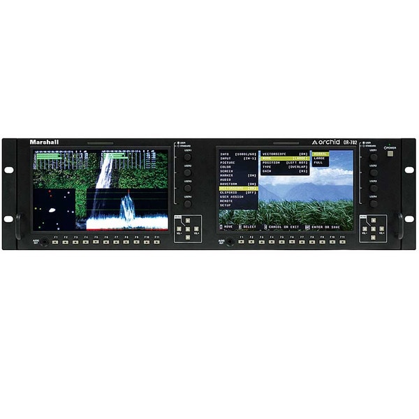 Premium 3RU Dual 7" Monitor